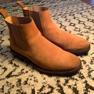 A.P.C. Simeon Tan Suede Chelsea Boots